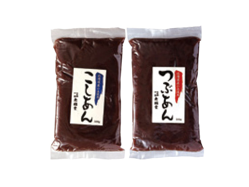 北海道産小豆使用こしあん、つぶあん